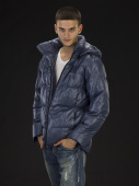 Куртка зимняя мужская W Богдан (серо/синий)