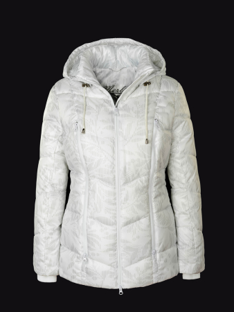 Куртка зимняя женская Merlion ASTARTA (бело-серый принт)